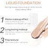 Base de Maquillaje Líquida 40ml, Acabado Mate Natural Color |