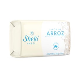 Sheló Nabel Jabón de Arroz, Extractos Naturales, 100 g