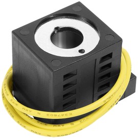 10226-37 Solenoid Coil, 10v DC, 25W, Single Lead Wire, Fits Valve Stem Series 08 80 88 98, Hydraulic Power Unit Lift Dump Trailer Solenoid