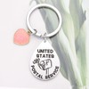 UIEOA Mailman Gifts Christmas Keychain For Mail Carrier Gifts Postal