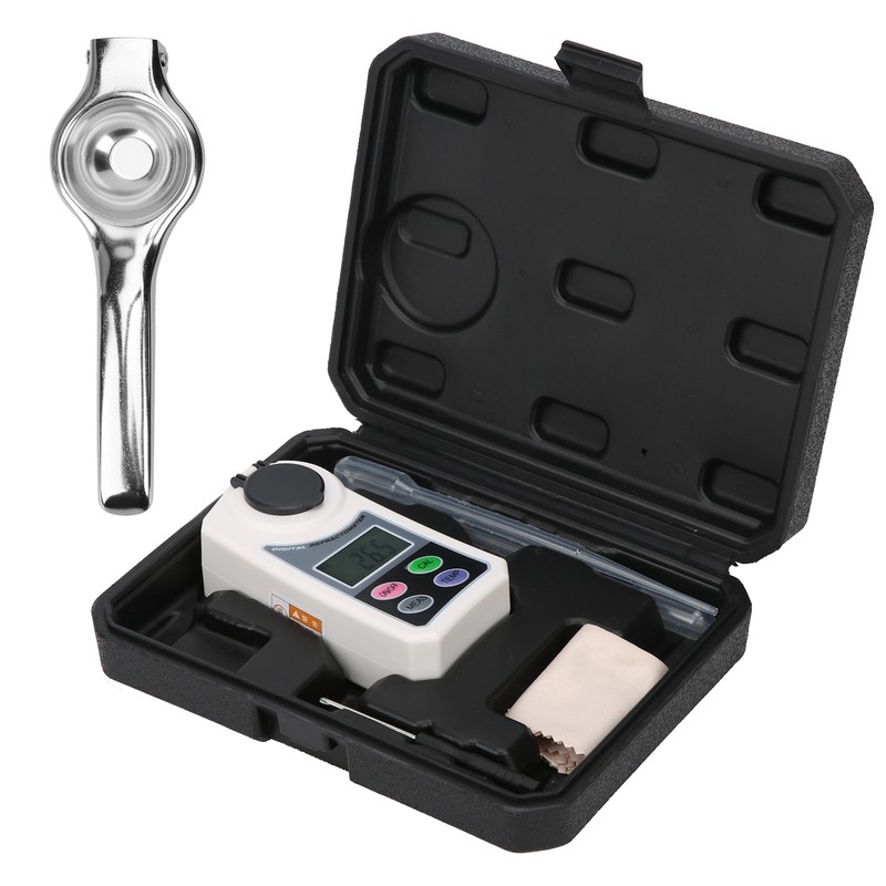 Digital Brix Refractometer Portable Handheld Digital Sugar Salinity Meter for