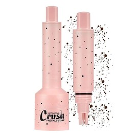 Freckle Stamp for Natural Sun-Kissed Makeup, Waterproof Long-Lasting Fake, Five-Point Stamp Design for Precise Application, Multiple Shades for All Skin Tones(DEEP BROWM）