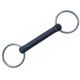 AMKA Rubber Snaffle Bit Flexible Thickness 18 mm Rings 65 mm