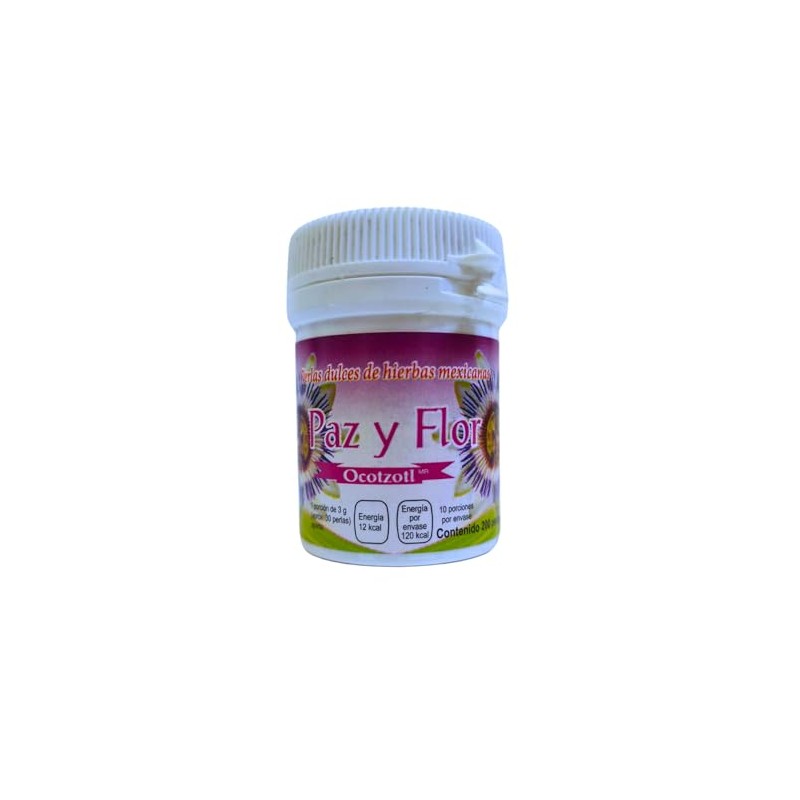 Perlas dulces recubiertas de EXTRACTO DE PASIFLORA, 30gr (aprox 200