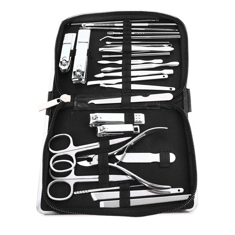 26Pcs Eyebrow Tweezers Manual Stainless Steel Rugged Versatile Lightweight Nail