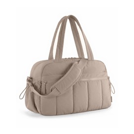 Ausing Lightweight Gym Bag with Waterproof Pocket Perfect for Travel Fitness and Daily Use Dark Brown