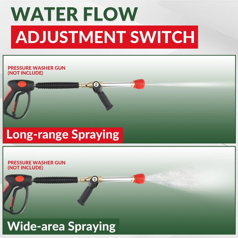 RIDGE WASHER Pressure Washer Long Range Nozzle and Shooter Tip