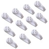 20PCS White Non-Trace Wall Picture Hook Concrete Hard Wall Drywall