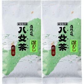 Fukamushi Tea Leaf Yame Tea Bamboo, 3.5 oz (100 g), Set of 2 Bags, Iwasakien Seicha, Kyushu, Fukuoka Yame Tea, 100% Deep Steamed, Home Use