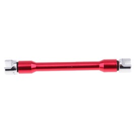 VOANZO Motorcycle Spoke Torque Wrench Bike Spoke Wrench CNC Spanner Set 5.0‑6.8 for Most Motorbike -Red
