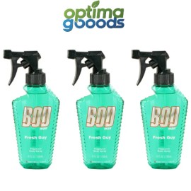 Parfums De Coeur 3X Bod Man Fresh Guy Body Spray 8oz Cologne for Men by Parfums De Coeur.