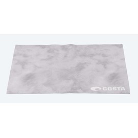 Costa Del Mar Costa 5x7 Recycled Microfiber Cleaning Cloth, Gray