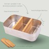 wunderwunsch Bamboo Divider for Lunch Box Lunch Box (1 x