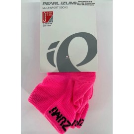 Pearl Izumi Womens Socks Attack Low Small 14251705 3 Pack Screaming Pink NWT