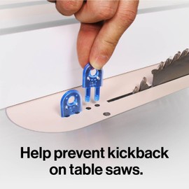 MICROJIG GRR-RIPPER MJ SPLITTER Steel Pro, Full Kerf, Safety Upgrade for Older Table Saws, Woodworking Tools and Accessories, Anti-Kickback, SP-2, Blue