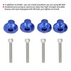 4Pcs Motorcycle Front Fender Frame Slider Screw Fit for YAMAHA