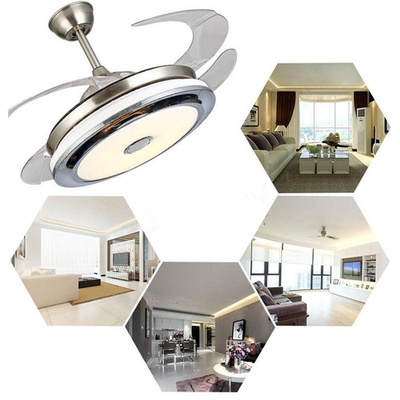 A Million 36” Modern Ceiling Fan Light with Smart Bluetooth