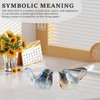 DJAPWPX-Crystal Bird Figurines Decorative Bird Statue Beautiful Crystal Bird Decor