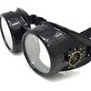 Steampunk Victorian Goggles Rave Glasses, Sleek and Stylish Industrial, Punk