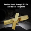 LADE 10Pcs Bamboo Reeds Strength 2.5 for Alto bE Sax