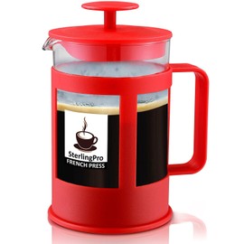 SterlingPro 6 Cup French Coffee Press, Unique Double Screens