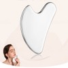 Face massage facial gua sha heart mini gua sha pouch set - heart gua sha / 페이스마사지 얼굴괄사 하트 미니괄사 파우치세트 - 하트괄사