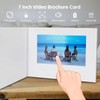 7 Video Greeting Cards, Customized Electronic Video Brochure with Screen
