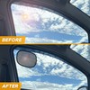 EcoNour Miniature Static Cling Window Shade for Car Sun Visor