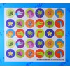 Unbranded Dinosaurs Small Round Stickers Sheet