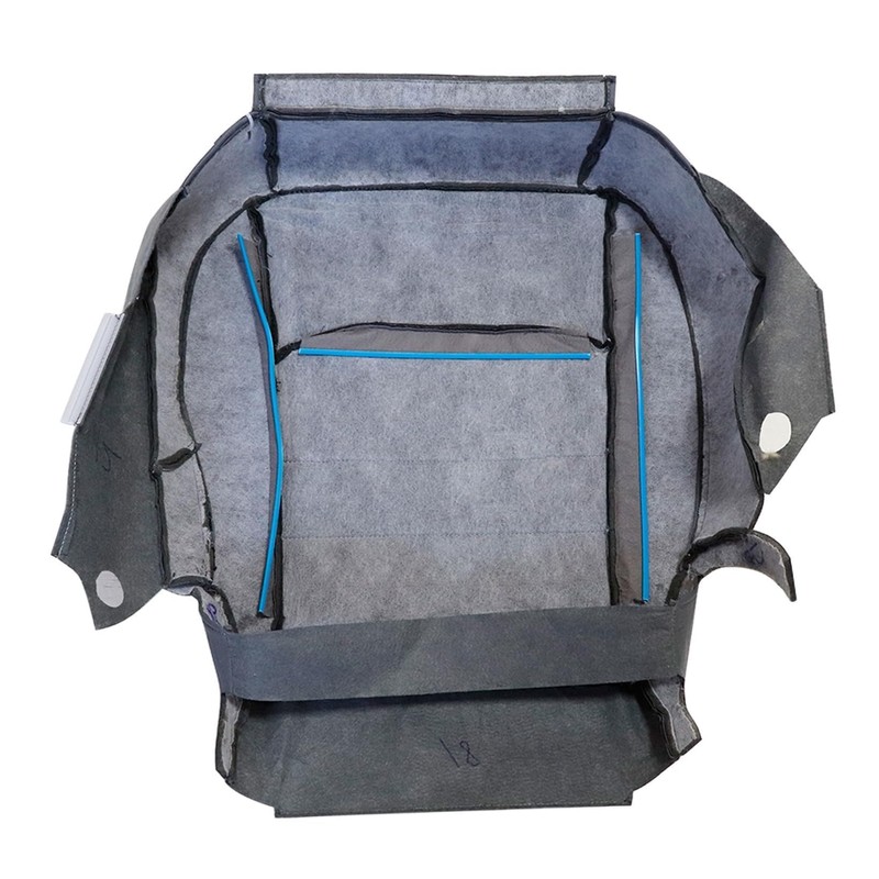 NLQR Front Driver Bottom Replacement Seat Covers Cloth Dark Gray
