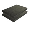 CandS 1.75" Thick Black Polyethylene Foam Sheets (4-Pack) - 16x12"