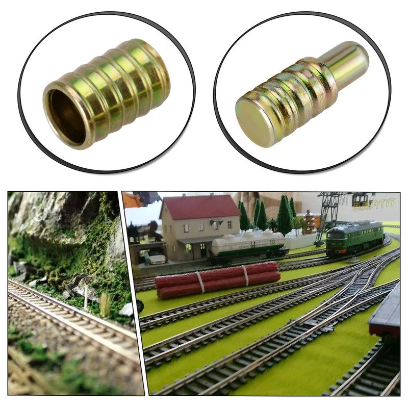 Create idea 16 Pairs Model Railway Train Rail Baseboard Alignment