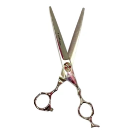 MC8 Tijeras De Corte Microdentada Plata Calavera Ojos Rojos 7pLG