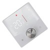 Smart Digital Thermostat 5A AC 95‑240V IP20 White Adjustable Backlight