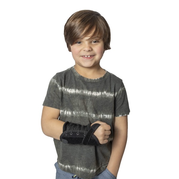 Brace Align Kid’s Lace-Up Wrist Brace for Wrist Immobilization, Sprains
