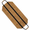 Waxed Canvas Firewood Carrier Bag with Reinforced Handles, Water-Resistant Log
