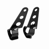 KIMISS 2pcs Headlight Mounting Brackets Motorcycle Fork Clamp Mount Brackets