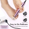 COSLUS Dark Purple Nail Drill Kit Electric Nail File with