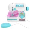 Kids Sewing Machine Toy Kit Portable W/Model Tape Scissor Threader