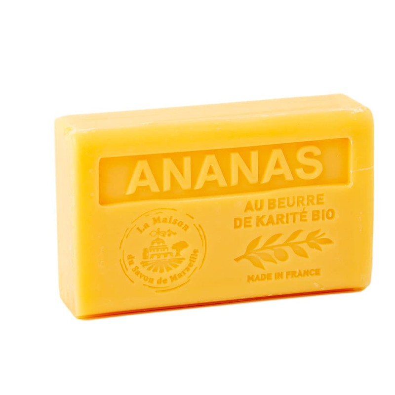 French Soap, Set of 3 x 125 g - Pineapple