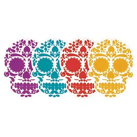 By Mexico PORTAVASOS CALAVERA COLORES