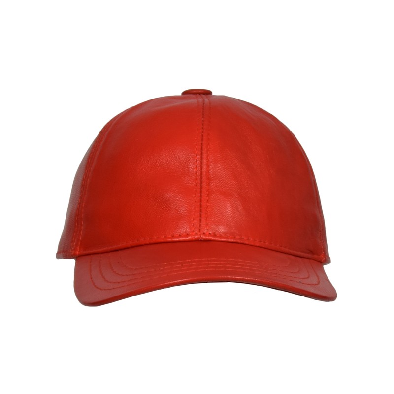 House Of Leather Men's Baseball Cap One Size, red