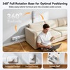 Outlet Extender Stick, 360° Rotating Wall Outlet Expander with 22-35"