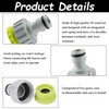Set of 3 Tap Adapter, Garden Hose for Gardena Tap