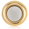 Newhouse Hardware FMB Doorbell Button, 1-Pack, Brass