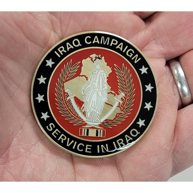 Camp Dogwood Iraq Service Challenge Coin