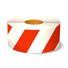 Mighty Line 3RWCHVRED Floor Tape 3-Inch by 100-Feet, White/Red