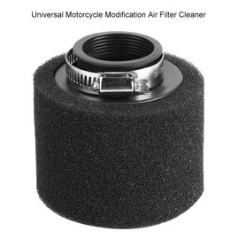 EVGATSAUTO Replacement Motorcycle Air Filter, Universal Air Filter for Modifying Motorcycles Made of Aluminium Alloy for 50cc/110cc/125cc/140cc/150cc/160cc Motorcycle Black (40 mm)