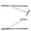 4 x 335mm Passivated Steel Restrictor Door Stay with Adjustable