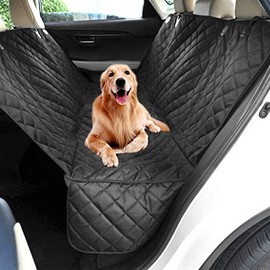 MEKBOK Dog Car Seat Cover with Sear Anchors for Pets,600D Heavy Duty Waterproof & Scratch Proof & Nonslip Soft Pet Seat Covers for Cars Trucks and SUV